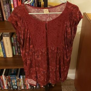 Faded glory XXL red shirt